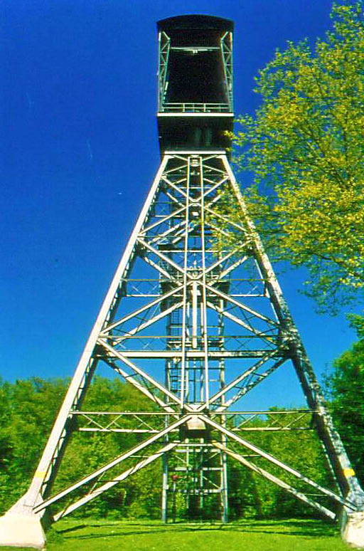 Deutsches Strebenger&uuml;st im Kunstwald Teutoburgia, Herne